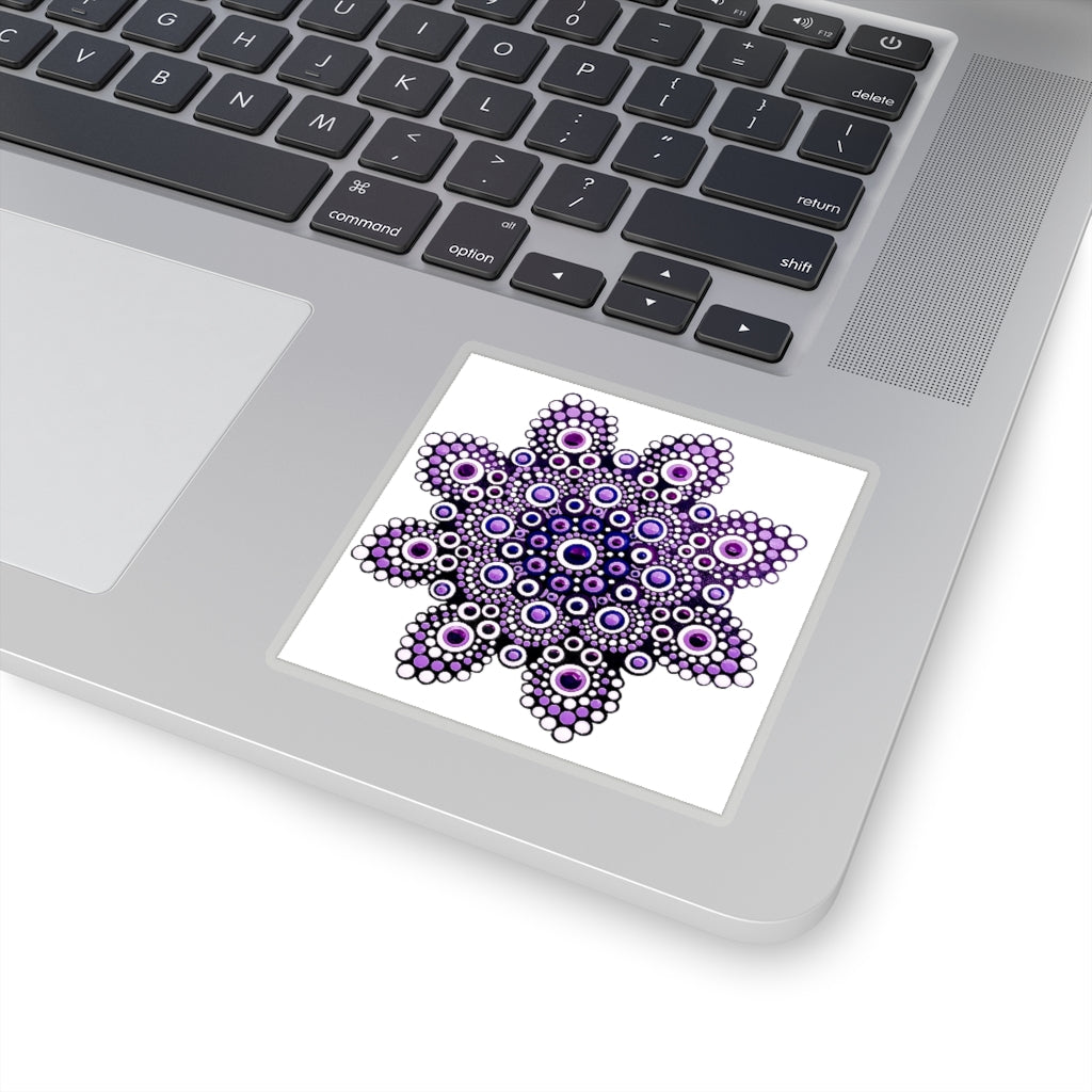 Plum Kiss Cut Sticker