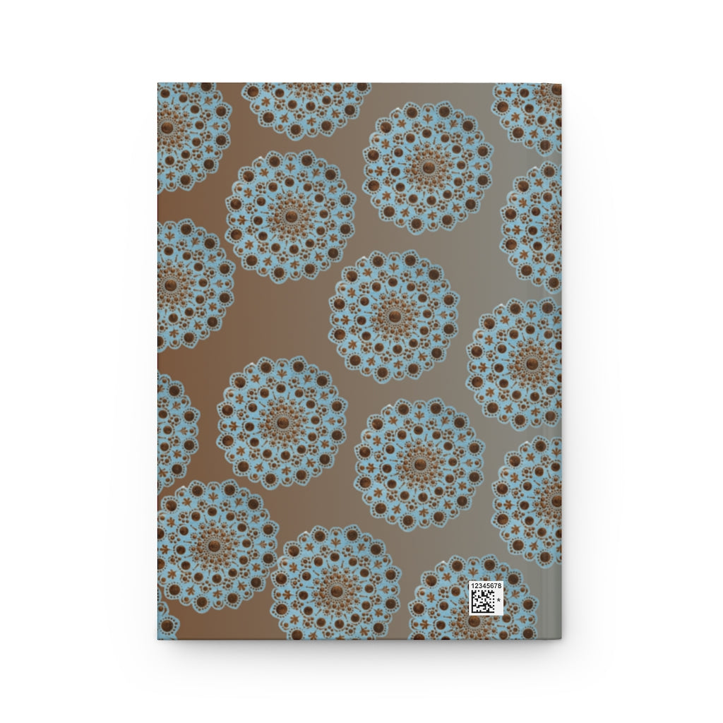 Blue Metallic Hardcover Journal