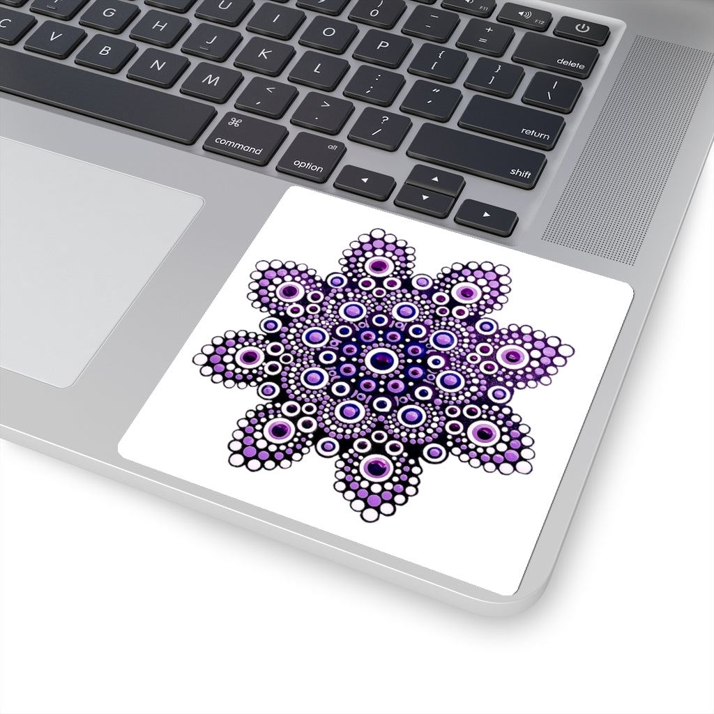 Plum Kiss Cut Sticker