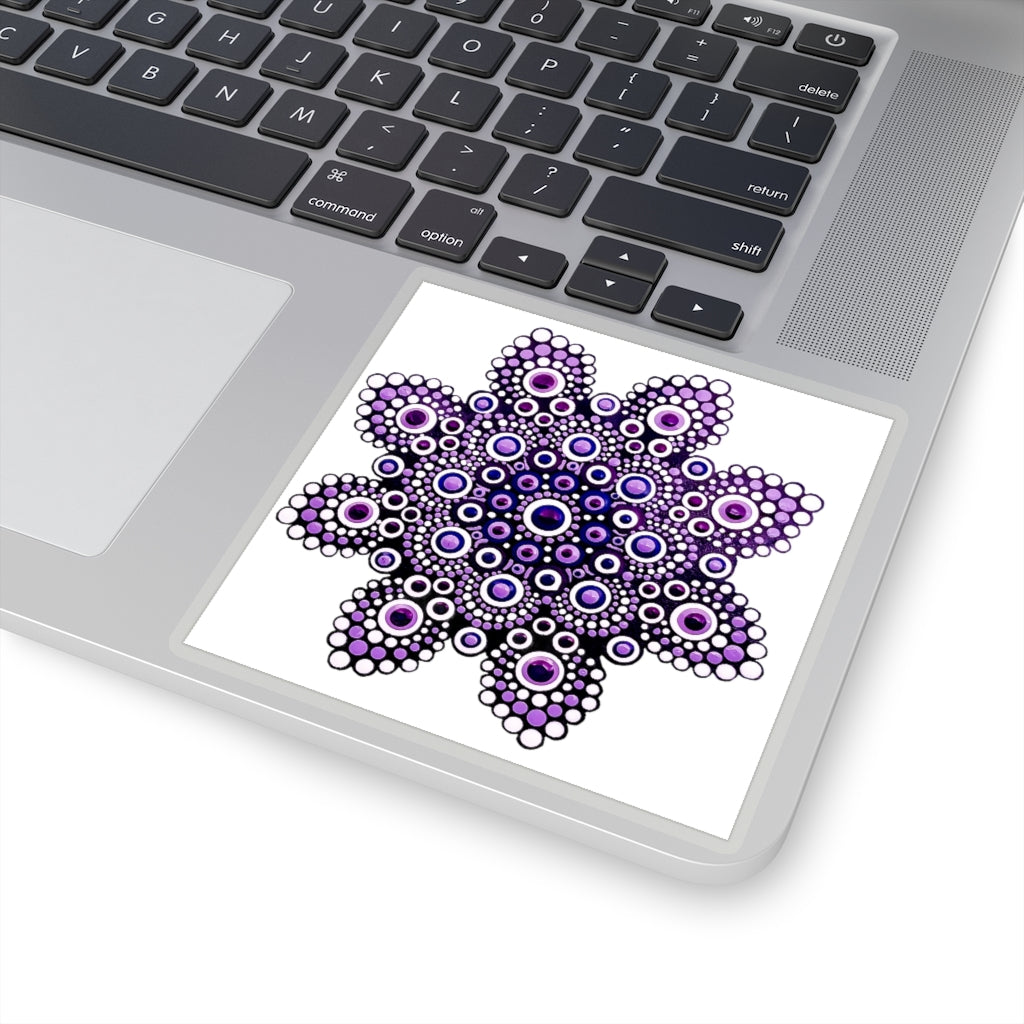 Plum Kiss Cut Sticker
