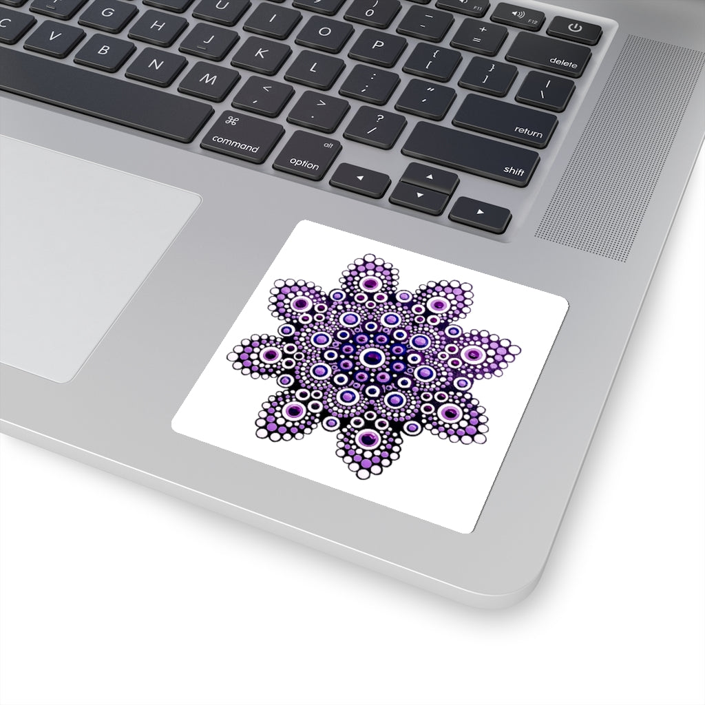 Plum Kiss Cut Sticker