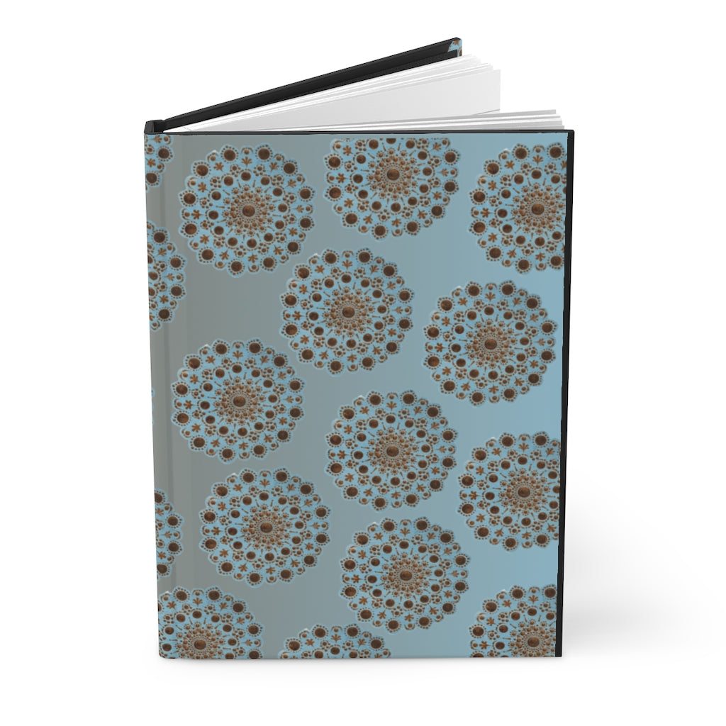 Blue Metallic Hardcover Journal
