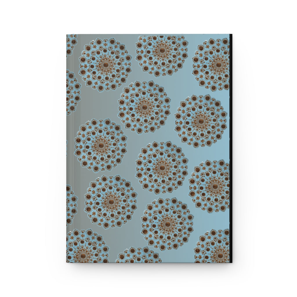 Blue Metallic Hardcover Journal