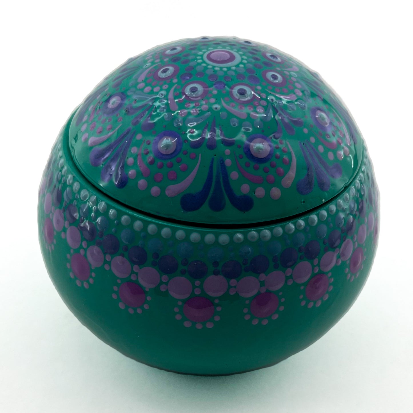 Handmade Minty Trinket Pot